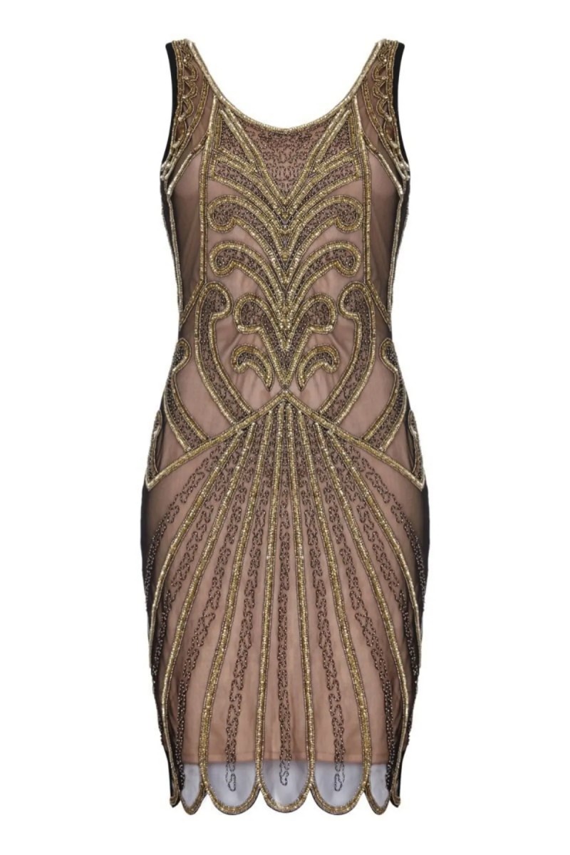 Francesca - El İşlemeli , Taşel Detaylı Elbise